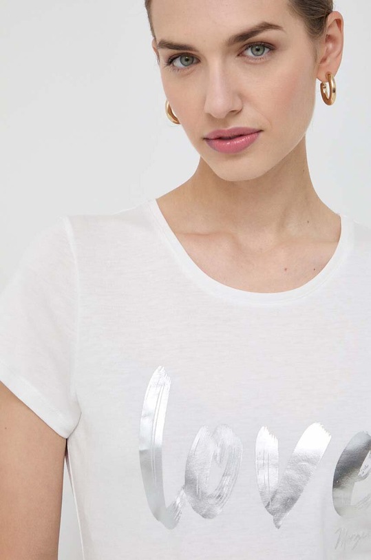 Morgan t-shirt biały DLOVA.OFF.WHITE