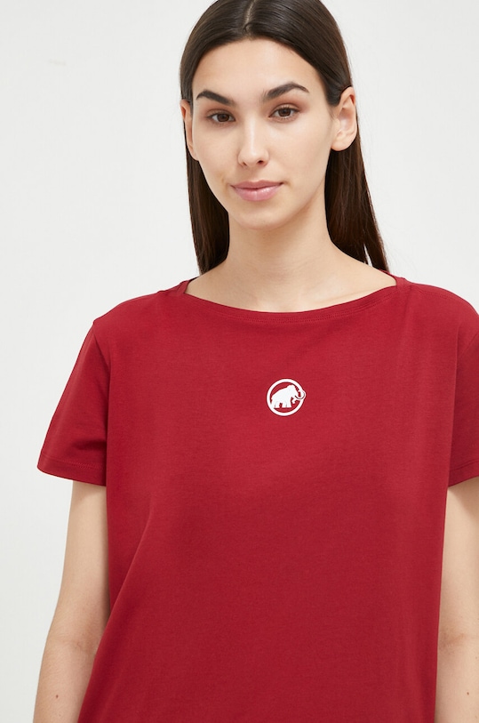Mammut tricou Seon print burgundia 1017.05770