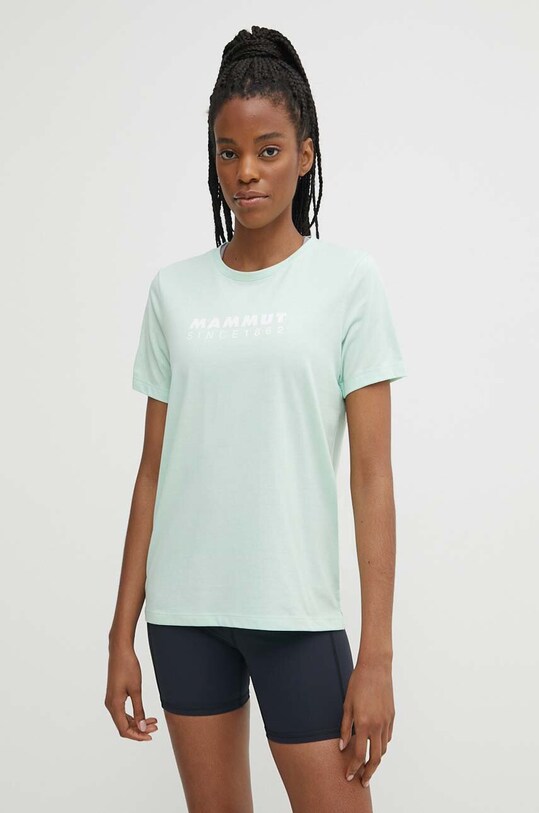 Mammut tricou sport Core print verde 1017.03902