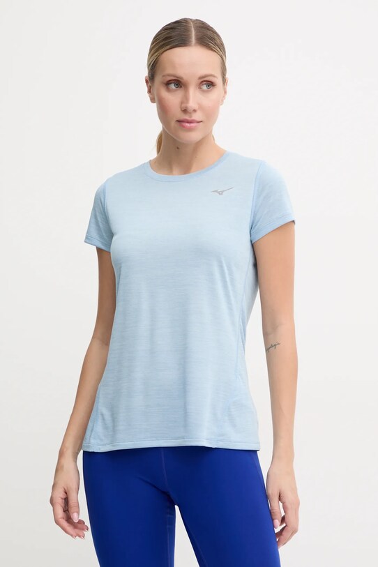Bežecké tričko Mizuno Impulse core modrá J2GAA721
