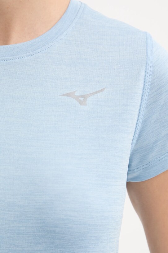 Бігова футболка Mizuno Impulse core J2GAA721 блакитний