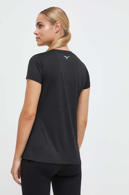 Ρούχα Μπλουζάκι για τρέξιμο Mizuno Impulse core J2GAA721 μαύρο