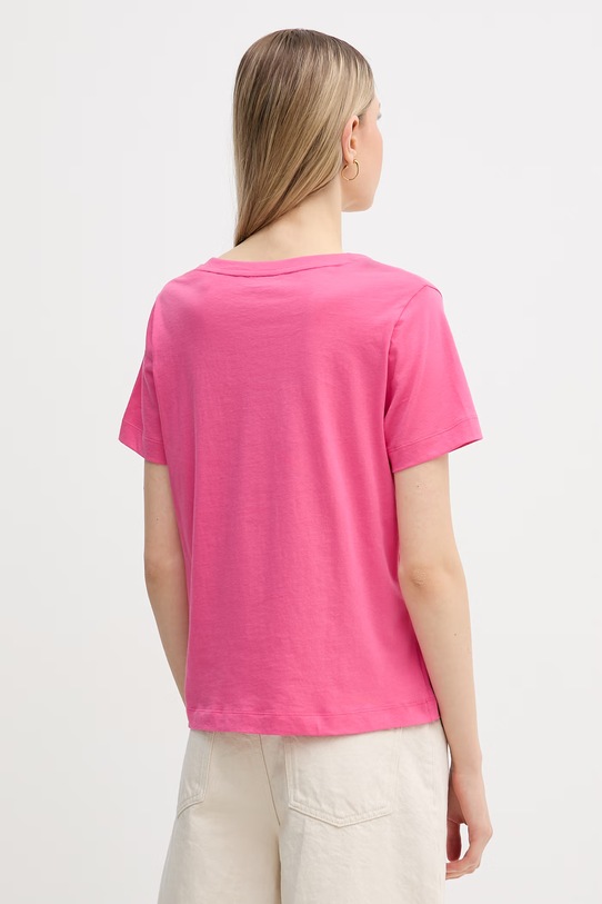 Odzież Gant t-shirt bawełniany 4200750 różowy