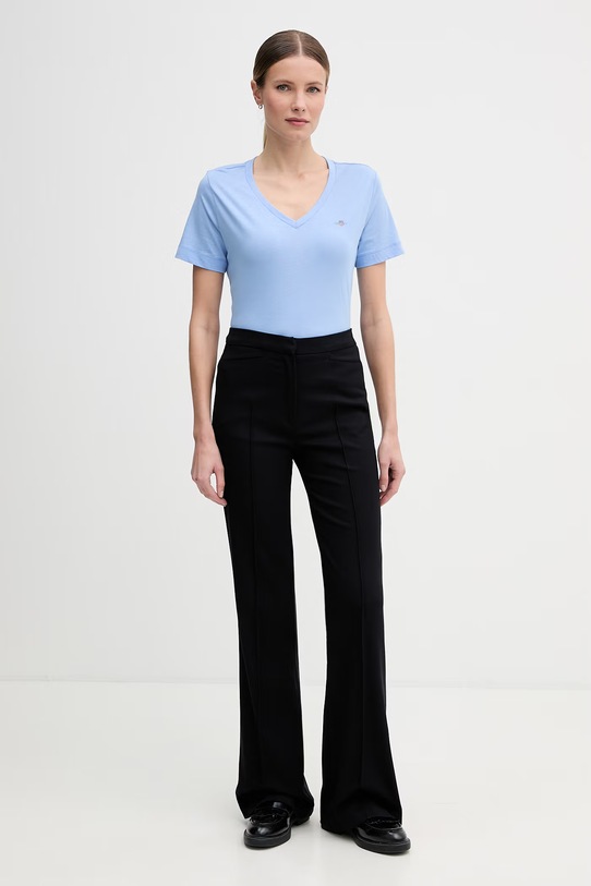 Gant t-shirt bawełniany 4200750 niebieski SS26