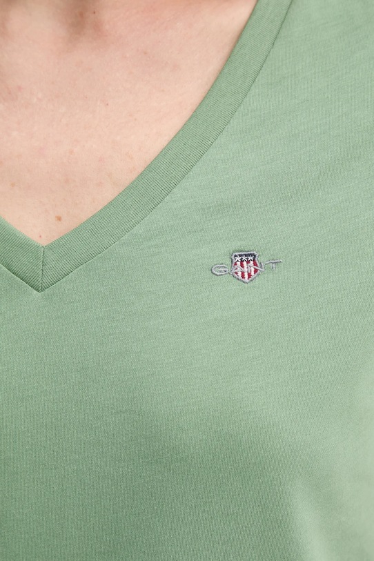 Gant t-shirt bawełniany 4200750 zielony