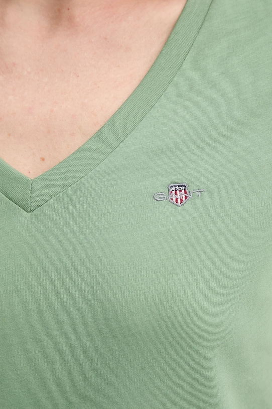 Gant t-shirt bawełniany 4200750 zielony