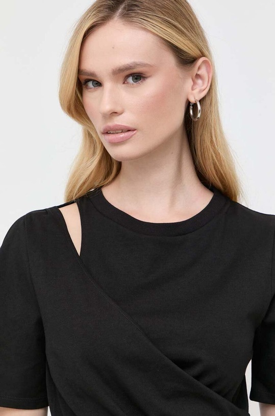 Miss Sixty t-shirt bawełniany czarny 6T3SJ3270000