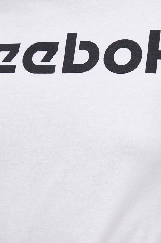 Хлопковая футболка Reebok белый 100073077