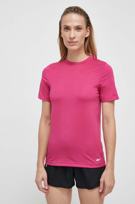 Футболка для тренинга Reebok Workout Ready regular розовый 100037709