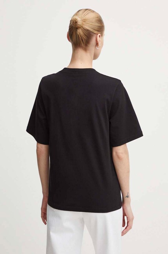 Odzież By Malene Birger t-shirt bawełniany Q70728009Z czarny