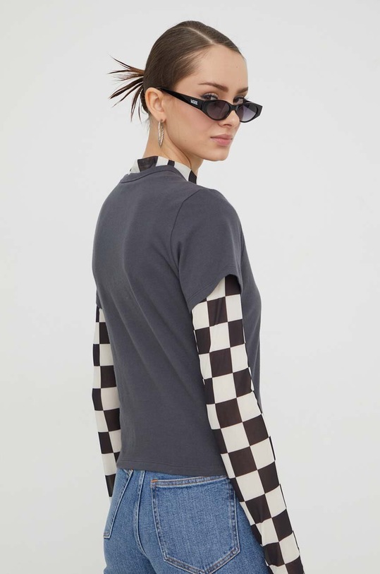 Îmbrăcăminte Abercrombie & Fitch tricou din bumbac KI157.3194.179 gri