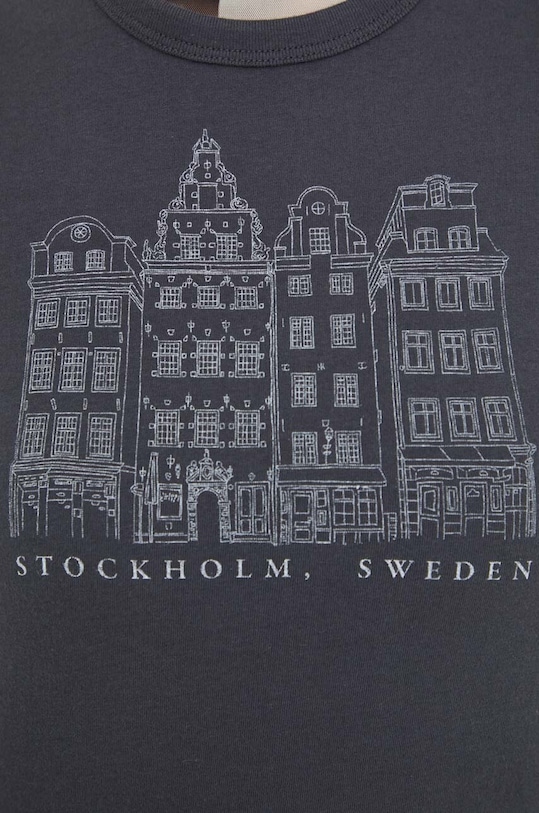 Abercrombie & Fitch tricou din bumbac KI157.3194.179 gri