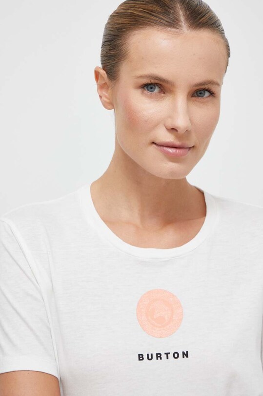 Burton tricou din bumbac alb 23974100100