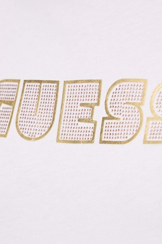 Бавовняна футболка Guess W4RI30.I3Z14 рожевий