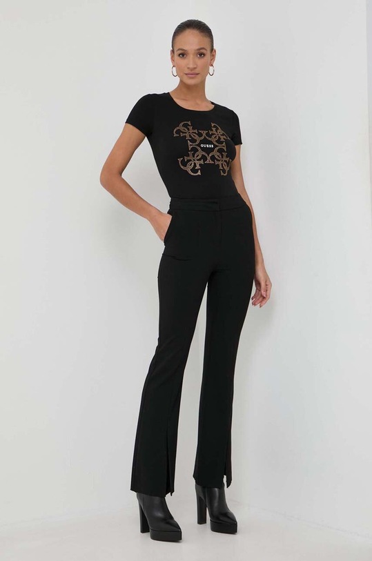 Majica kratkih rukava Guess W4RI35.J1314 crna SS24