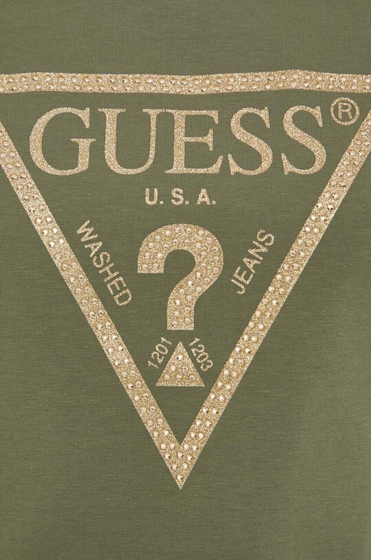 Guess tricou verde W4RI69.J1314