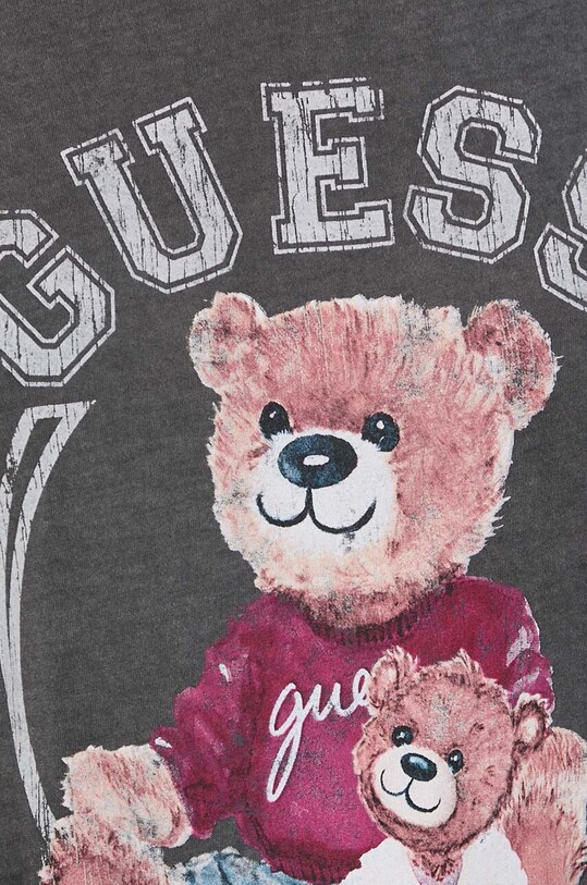 Tričko Guess VARSITY W4RI86.K9SN1 sivá