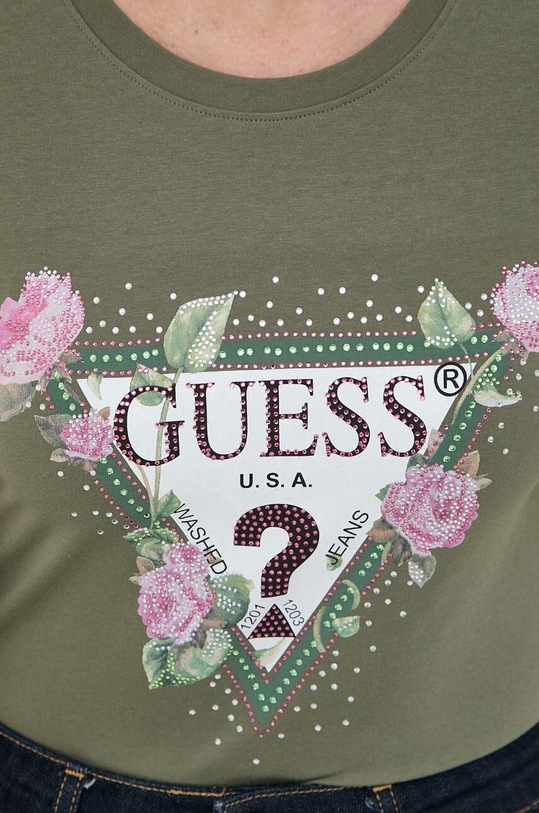 Футболка Guess зелёный W4RI28.J1314