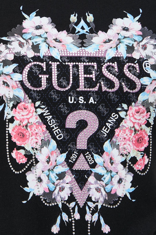 Guess t-shirt FLOWERS W4RI38.J1314 czarny