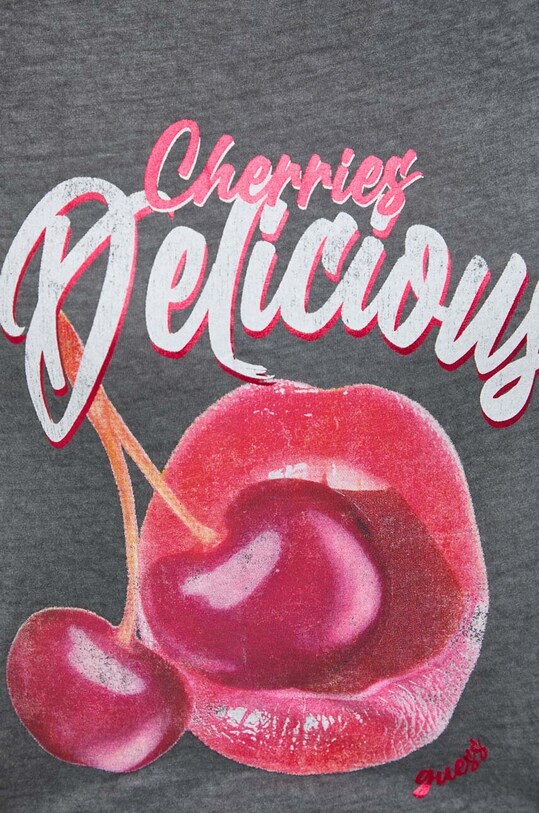 Guess t-shirt DELICIOUS ROL W4RI22.K9SN1 szary