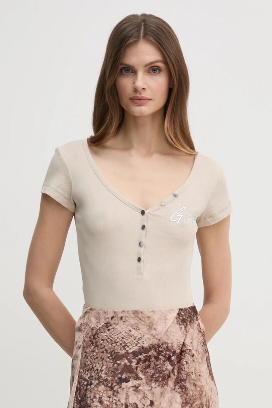 Футболка Guess бежевый W4RP47.K1814