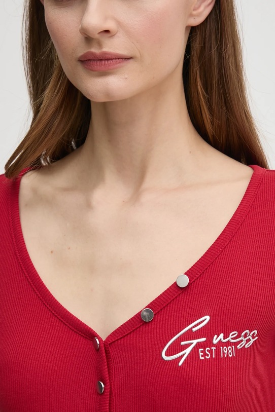 Guess t-shirt W4RP47.K1814 czerwony