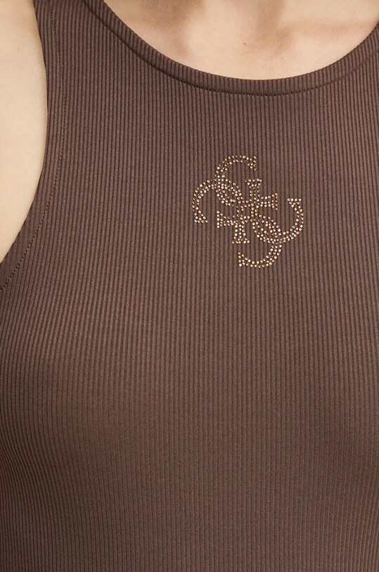 Топ Guess GUENDALINA W4RP43.KAZH2 коричневый