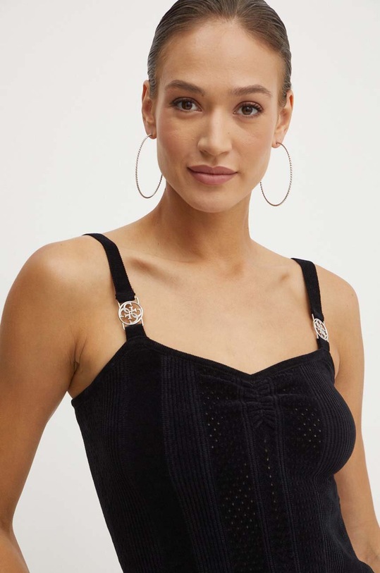 Top Guess μαύρο W4RR54.Z3C20