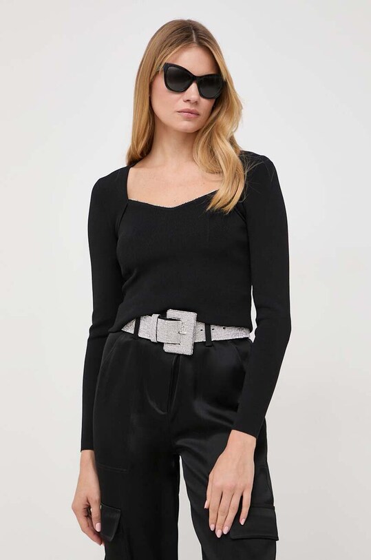 MICHAEL Michael Kors longsleeve czarny MH360PY5ZV