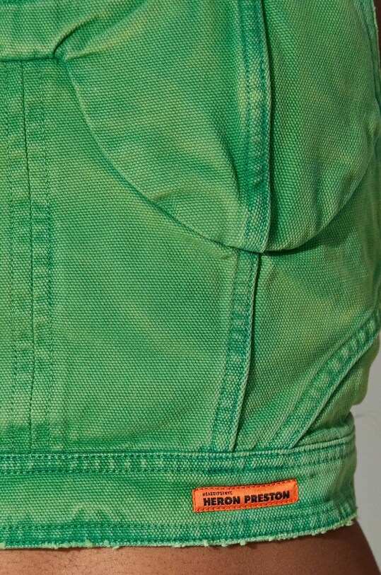 Heron Preston top jeans Distressed Canvas Corset Bra HWAD045F23FAB0025500