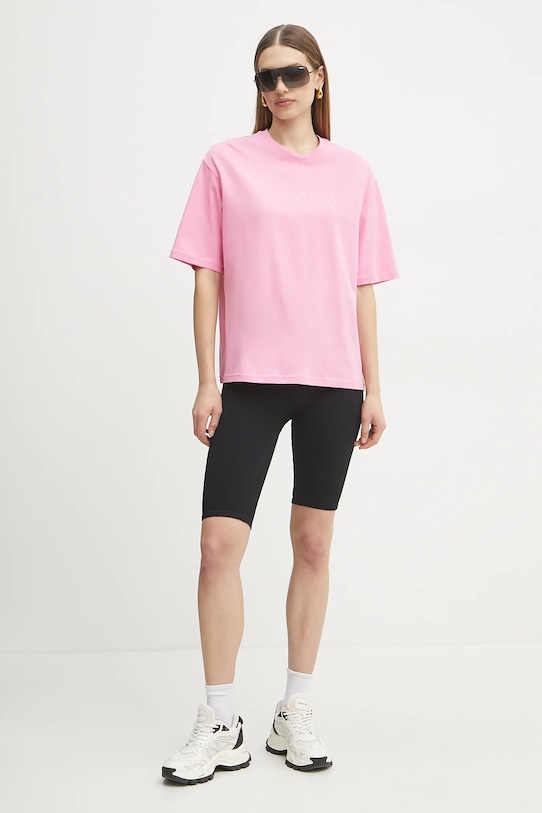 La Mania tricou din bumbac MELANIE roz AA00