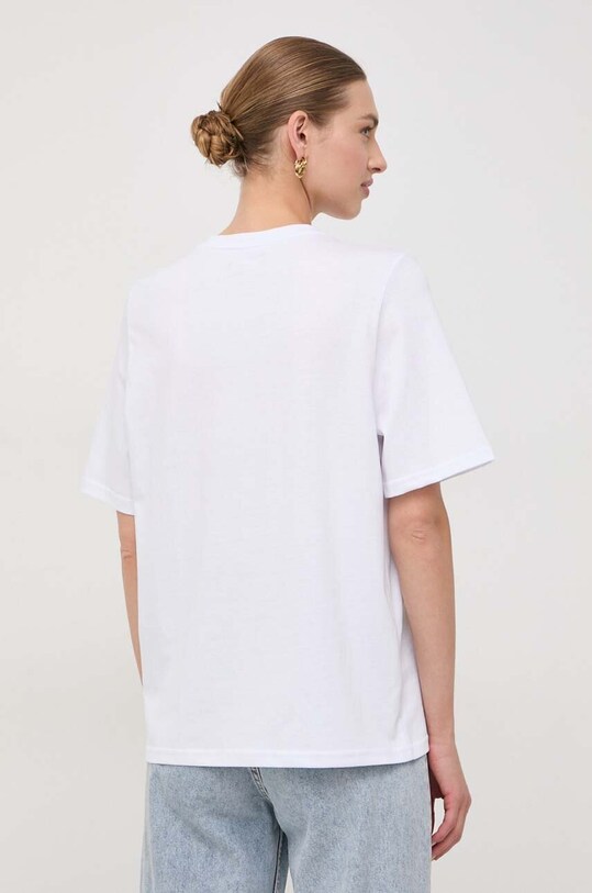 Îmbrăcăminte La Mania tricou din bumbac SIGNATURE.2 maro
