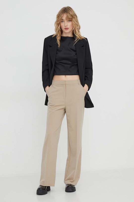 Abercrombie & Fitch top KI140.3590.900 negru AW23