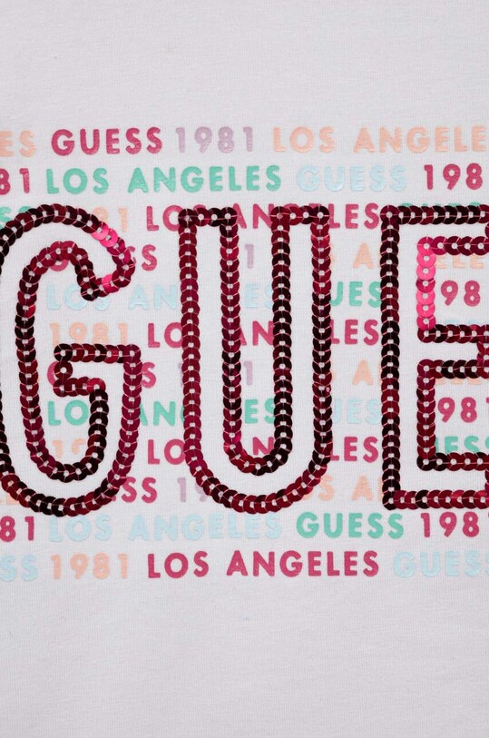 Κοριτσίστικα Παιδικό μπλουζάκι Guess K3YI06.K6YW4.9BYX λευκό
