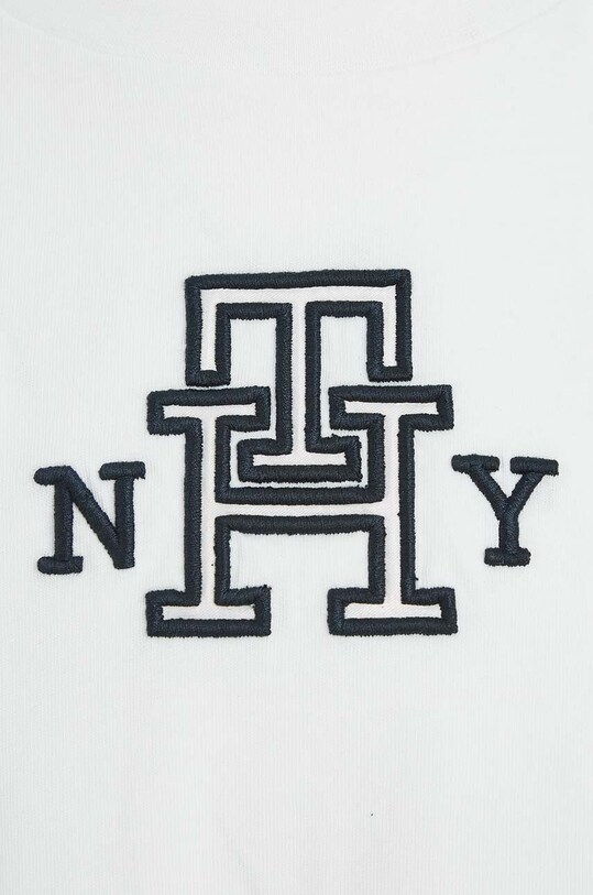 Tommy Hilfiger t-shirt bawełniany dziecięcy biały KG0KG07437.128.176.9BYX