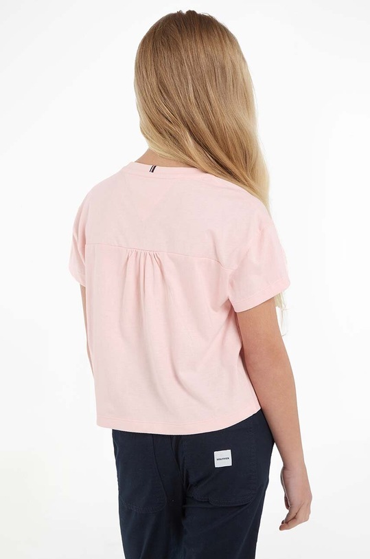 Tommy Hilfiger t-shirt bawełniany dziecięcy KG0KG07437.128.176.9BYX