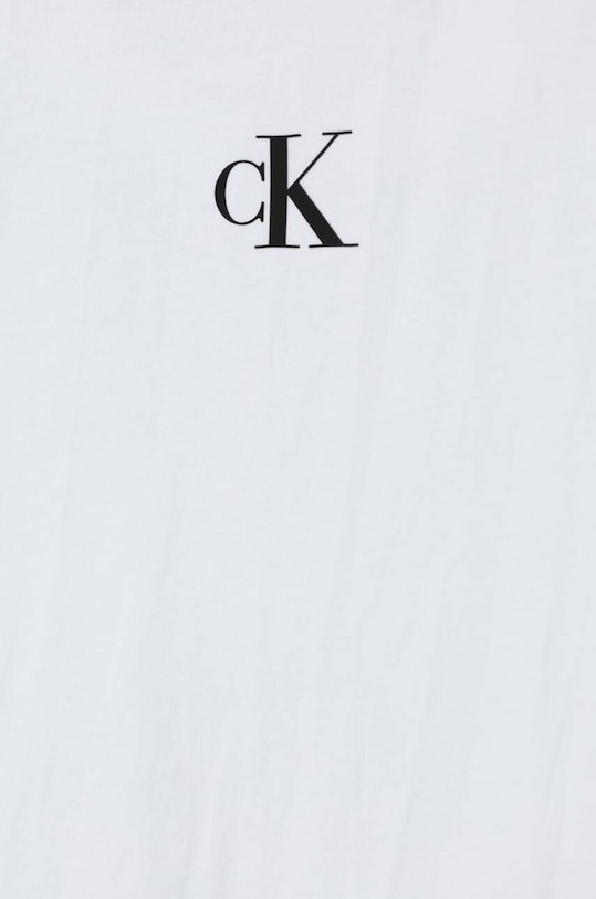 Κοριτσίστικα Βαμβακερό μπλουζάκι Calvin Klein Jeans IG0IG02136.9BYX λευκό