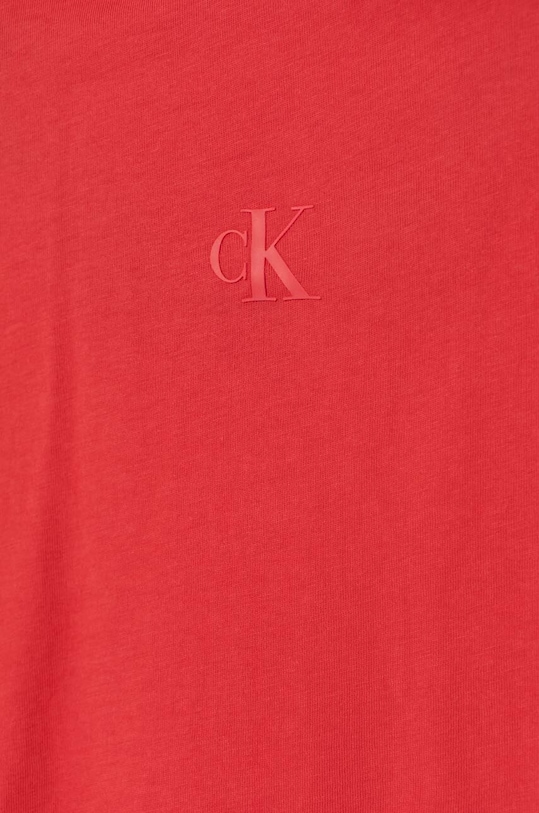 Dziewczynka Calvin Klein Jeans t-shirt bawełniany IG0IG02136.9BYX czerwony