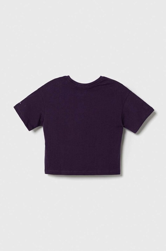 Девочка Хлопковая футболка Calvin Klein Jeans IG0IG02136.9BYX бордо