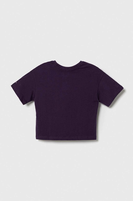 Lány Calvin Klein Jeans pamut póló IG0IG02136.9BYX burgundia