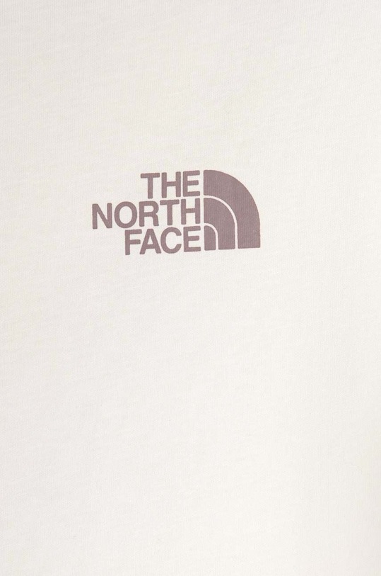 DÍVKA Dětské bavlněné tričko The North Face G VERTICAL LINE S/S TEE NF0A854R bílá