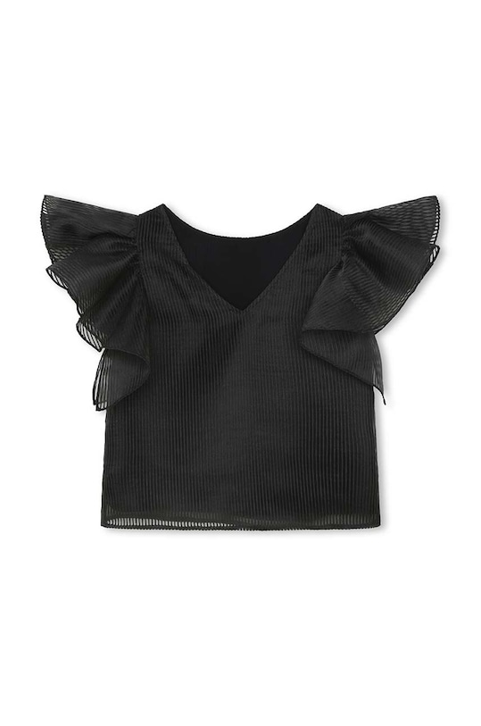 Karl Lagerfeld t-shirt dziecięcy Z30174.102.108 czarny AW23