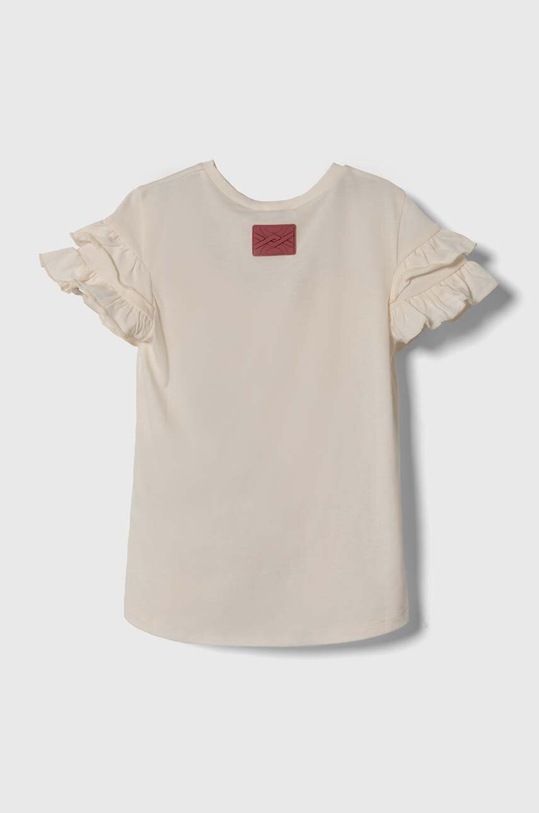 Dětské bavlněné tričko United Colors of Benetton 3096G10CA.P.SEASONAL béžová AW23