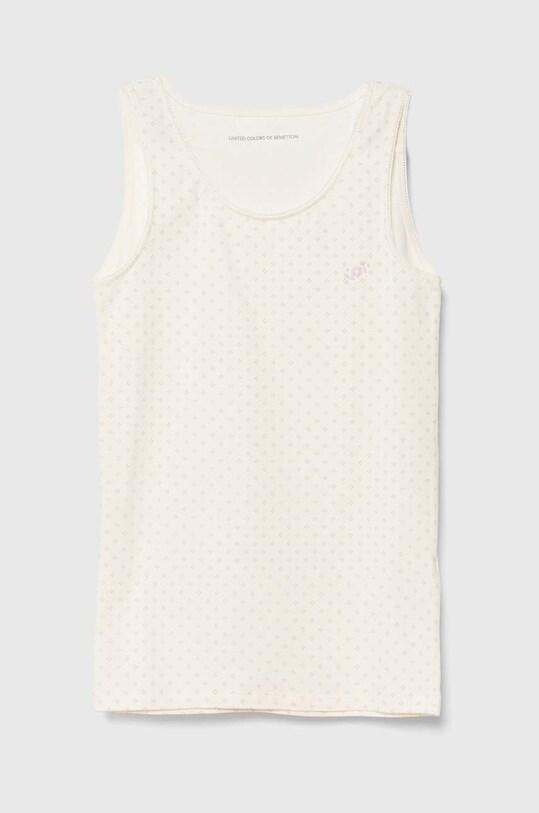 Παιδικό top United Colors of Benetton 2-pack 30V00H00H.G.SEASONAL μπεζ AW23