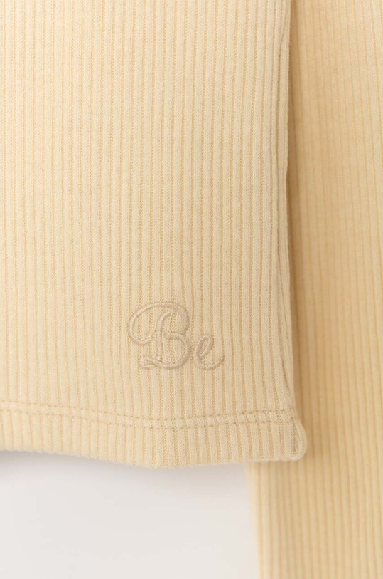 Dziewczynka United Colors of Benetton longsleeve dziecięcy 31F5C10F7.G.SEASONAL beżowy