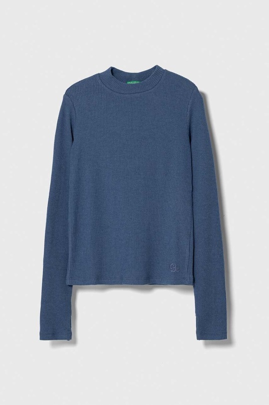 Παιδικό μακρυμάνικο United Colors of Benetton με ελαστάν μπλε 31F5C10F7.G.SEASONAL