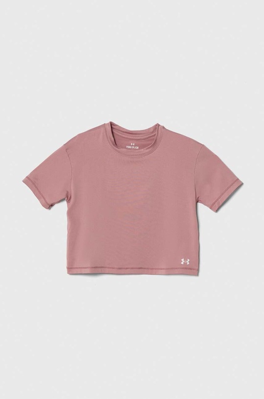 Under Armour t-shirt dziecięcy Motion SS z elastanem różowy 1379987