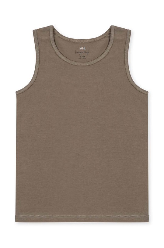 Konges Sløjd top dziecięcy 2-pack żółty KS5892