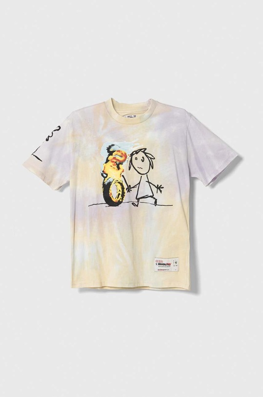 Dětské bavlněné tričko Guess potisk vícebarevná H3YJ01.K9RM1.9BYX