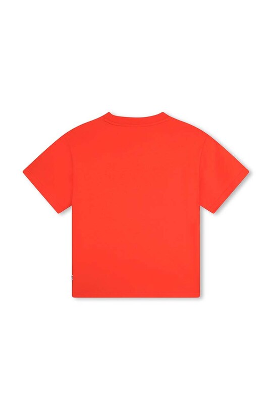 BOSS t-shirt bawełniany dziecięcy J25O77.114.150 czerwony AW23